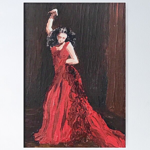 Item preview, Flamenco dancer designed and sold by ChloeGumDrop.