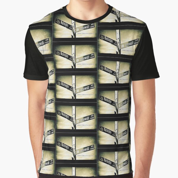 Washington Boulevard & Commonwealth Avenue1 Culver City California by Mistah Wilson Photography Graphic T-Shirt