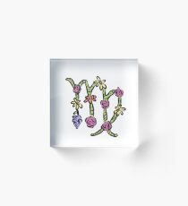 viciously virgo in color Acrylic Block