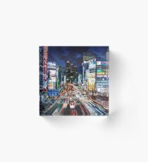 Tokyo traffic Acrylic Block