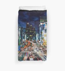 Tokyo traffic Duvet Cover