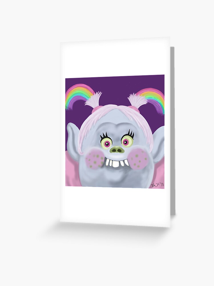 Trolls Holiday Bridget  Greeting Card for Sale by Debbee75