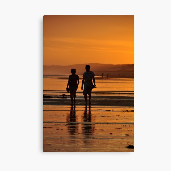Come Walk With Me - Redhead Beach NSW Canvas Print