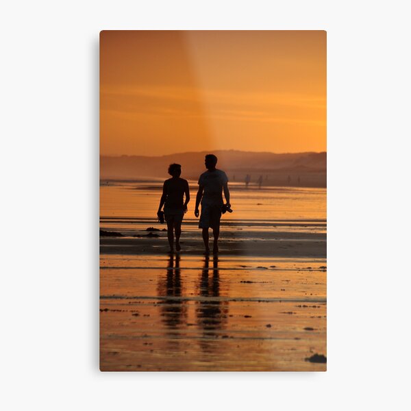 Come Walk With Me - Redhead Beach NSW Metal Print