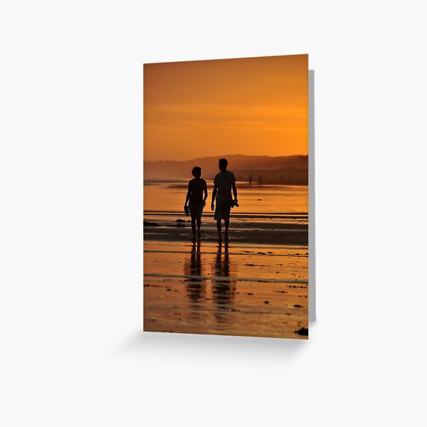 Come Walk With Me - Redhead Beach NSW Greeting Card