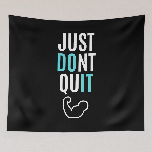 Item preview, Just Don't Quit / Do It designed and sold by Echo Store.