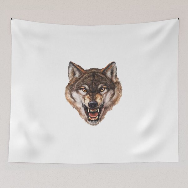 Item preview, snarling wolf t-shirt art designed and sold by R Christopher  Vest.
