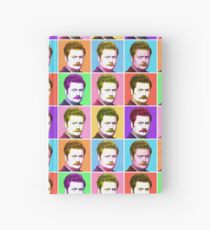 Ron Swanson Diptych Hardcover Journal