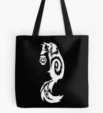 Weißer Fox Kitsune Stammes- mit Spiritus-Laterne Tasche