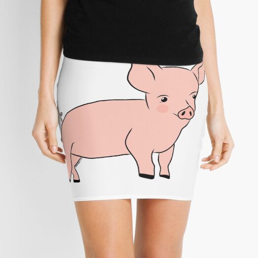 Happy Piglet Mini Skirt