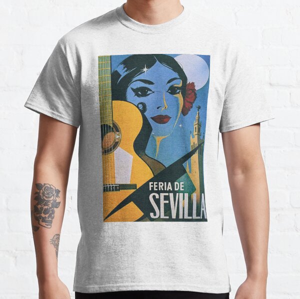 Feria de Sevilla, Seville Spain Vintage Travel Poster Classic T-Shirt