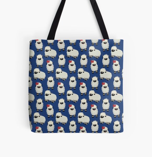 Sheep Portrait Organic Cotton Tote Bag