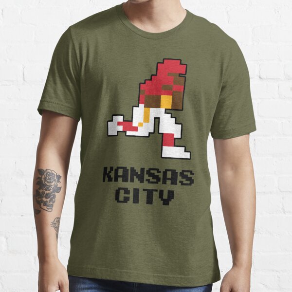 8 Bit Kansas City Football 2 T Shirt DIY Cotton Big Size 6xl Kc Kc Chiefs  Football 8 Bit Retro Tecmo Mahomes Pat Mahomes Tyreek