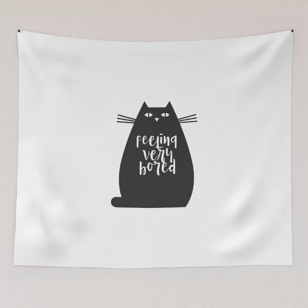 Item preview, Feeling Very Bored Cat designed and sold by evlar.