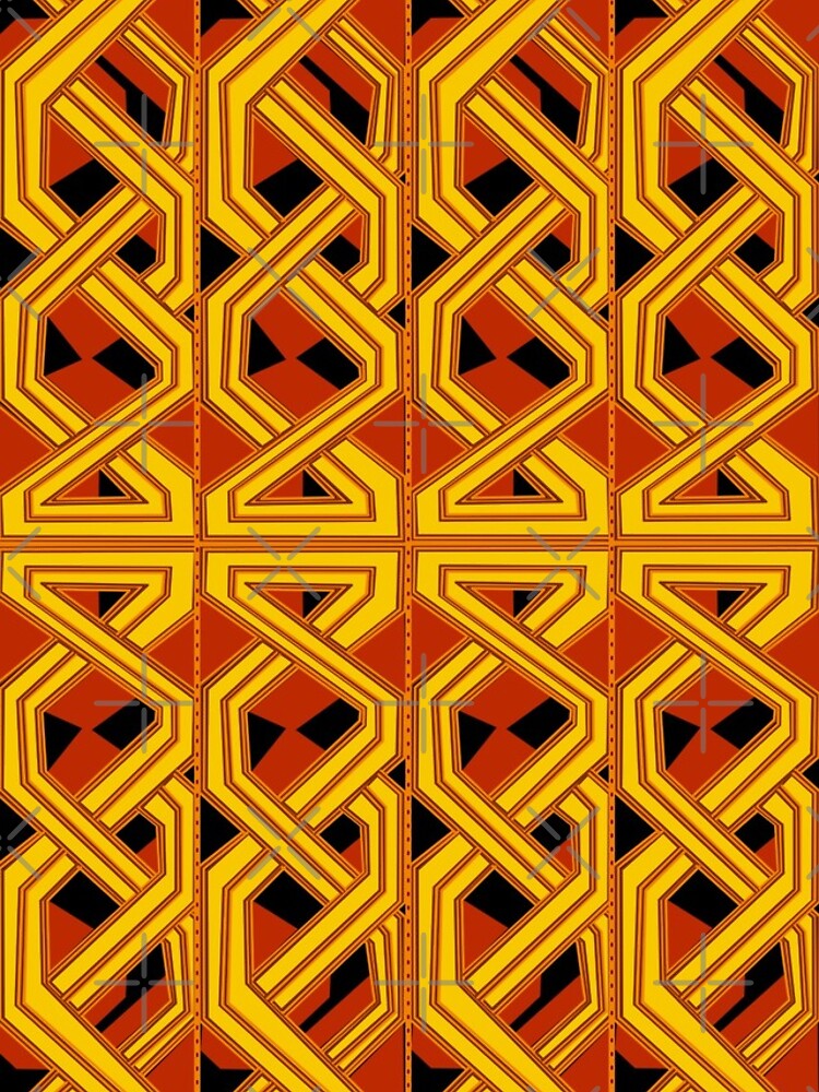 Thumbnail 4 of 4, iPhone Case, Ancient Geometric Design Pattern designed and sold by xorbah.