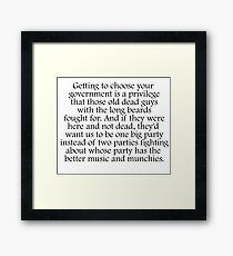 6teen is back! Framed Print