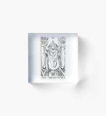 Hierophant Tarot Card Acrylic Block
