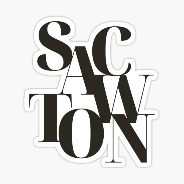 Sactown Sticker