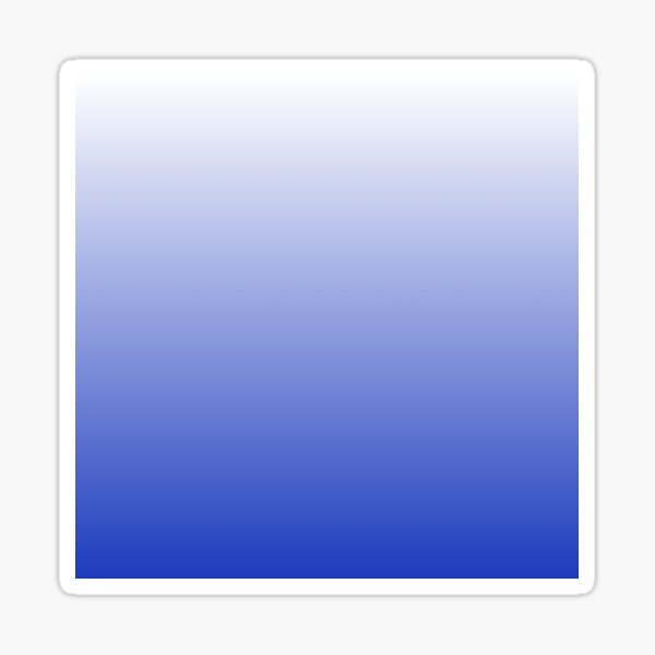 Vishuddha Chakra Blue Ombré Sticker