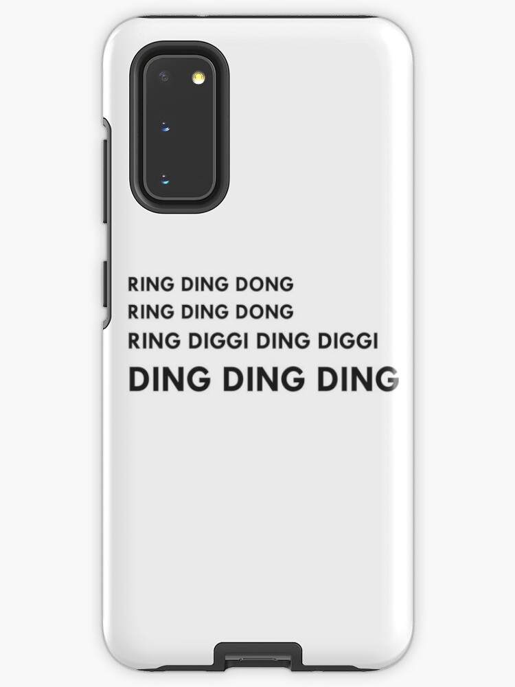 Shinee Ring Ding Dong Lyrics Kpop Case Skin For Samsung Galaxy By Rjc143 Redbubble