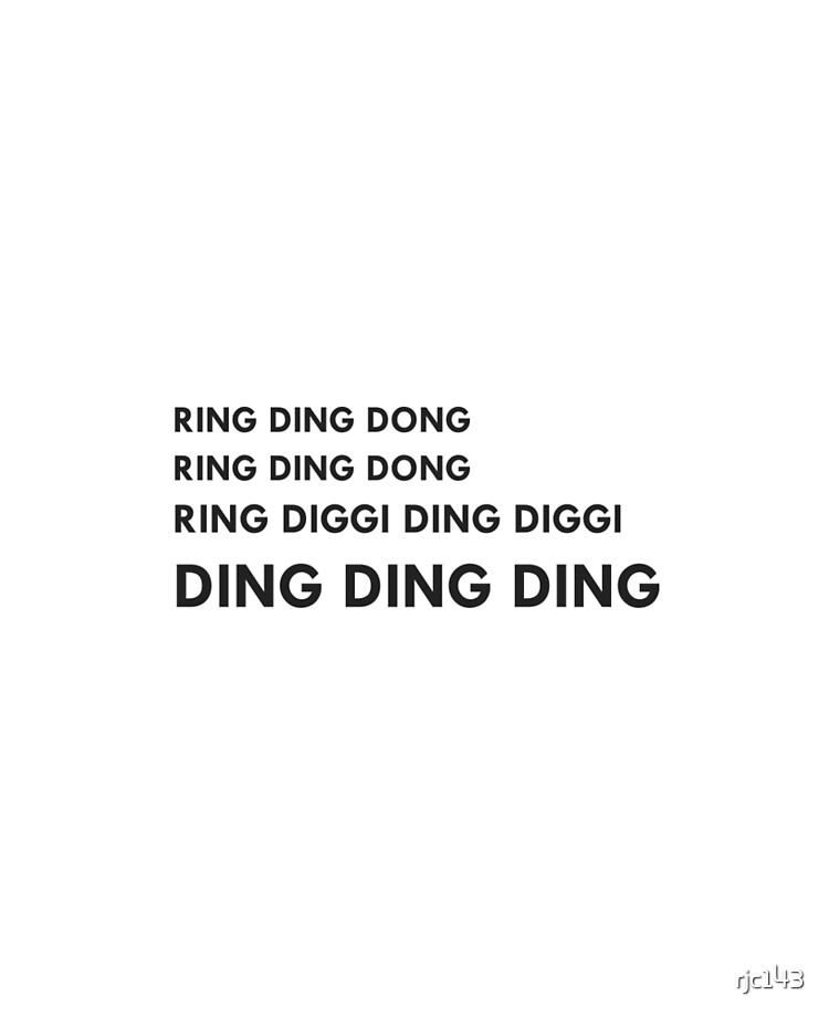 single uitzending beoefenaar SHINee Ring Ding Dong Lyrics Kpop" iPad Case & Skin for Sale by rjc143 |  Redbubble