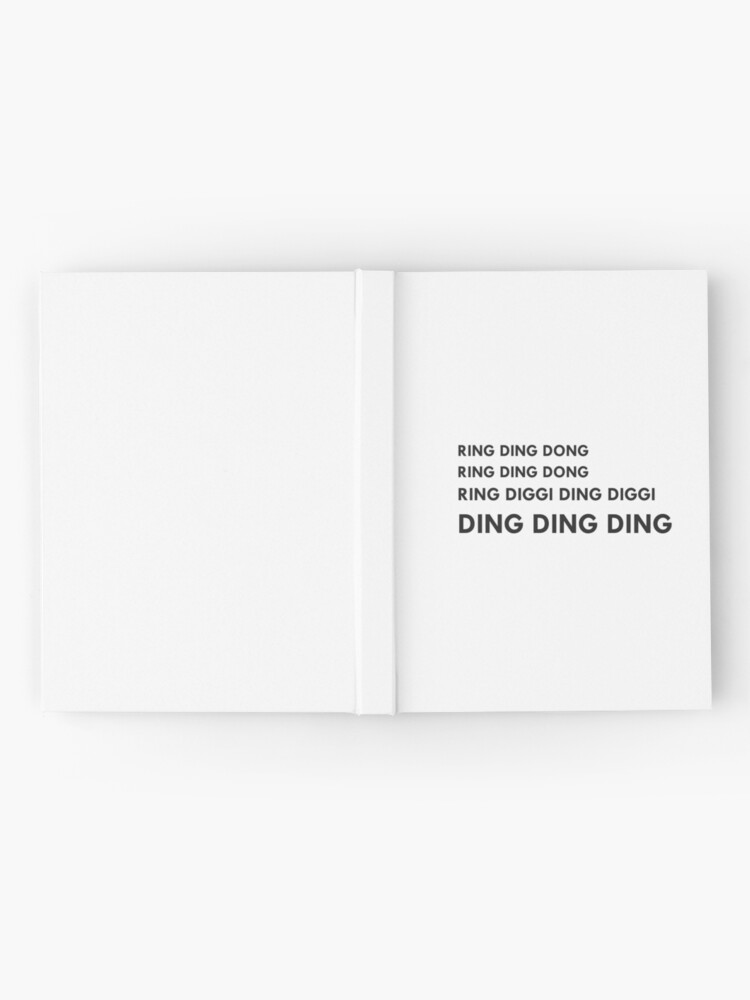 Shinee Ring Ding Dong Lyrics Kpop Hardcover Journal By Rjc143 Redbubble