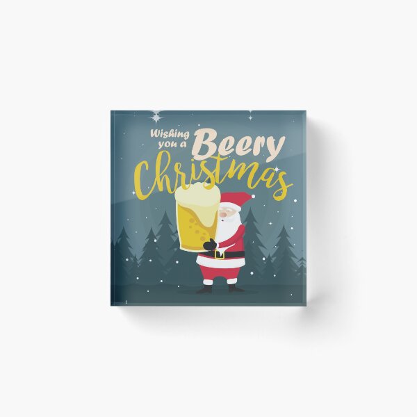 Item preview, BEERY MERRY XMAS designed and sold by republicmarket.
