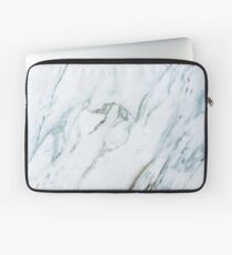 Weißer Marmor Kunst Laptoptasche