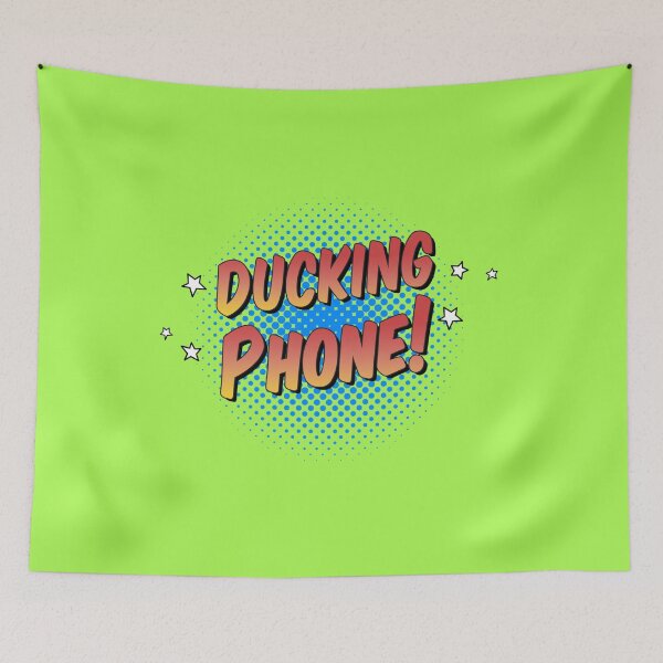 Item preview, Ducking Phone From Avatars Vs Autocorrect Funny Humorous Gag Viral Video Merch Tee Shirt Mug designed and sold by NicheteesStore.