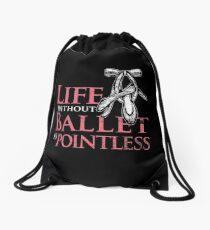 Ballet Ballerina Theater Drawstring Bag