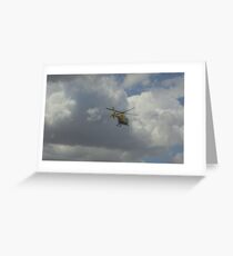 air ambulance Greeting Card