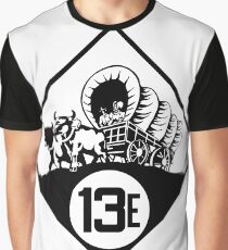 Nebraska State Highway N-13E (1926) | United States Highway Shield Sign Sticker Graphic T-Shirt