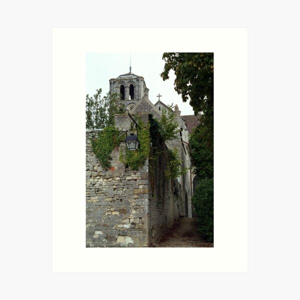 View to the Cathedral, Vezelay Art Print