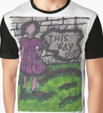 Taking a walk outside the wall Graphic T-Shirt