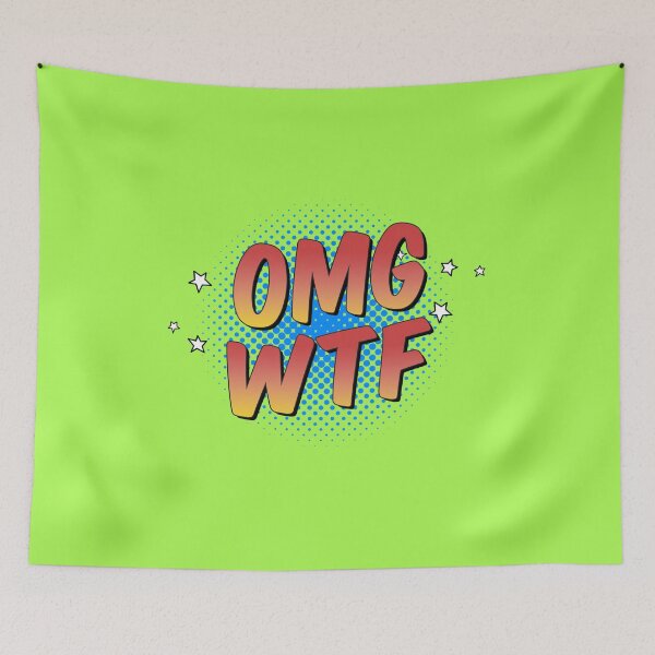 Item preview, OMG WTF From Avatars Vs Autocorrect Funny Humorous Gag Viral Video Merch Tee Shirt Mug designed and sold by NicheteesStore.