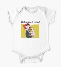 We Can Do It Later One Piece - Short Sleeve