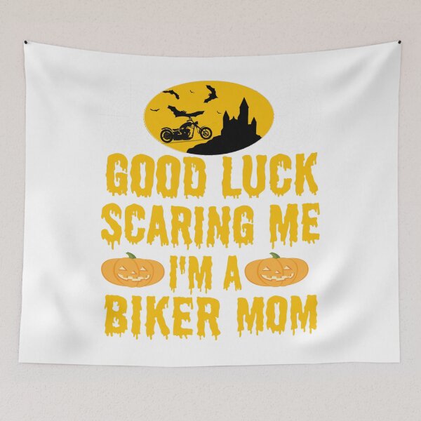 Item preview, Good Luck Scaring Me I'm A Biker Mom T Shirt designed and sold by Kiwi-Tienda2017.