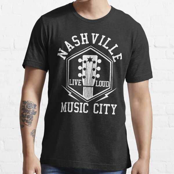 "Nashville Tennessee Country Music City" Tshirt for Sale by DVIS