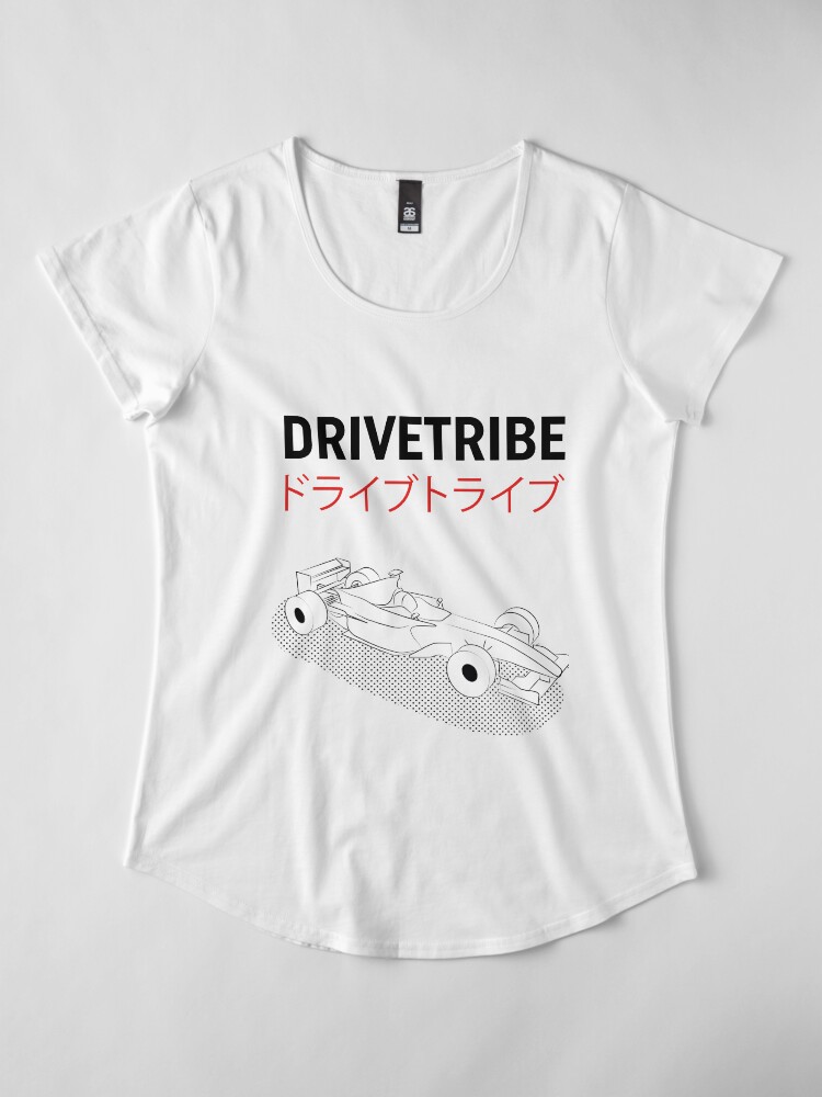 Alternate view of DriveTribe Japan Racing Car Premium Scoop T-Shirt