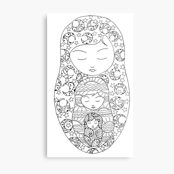 Grandmother Mother Daughter Metal Print