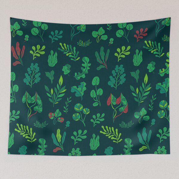 Item preview, Botanical pattern, summer plants and leaves designed and sold by kostolom3000.