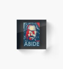 Dude Abides Acrylic Block