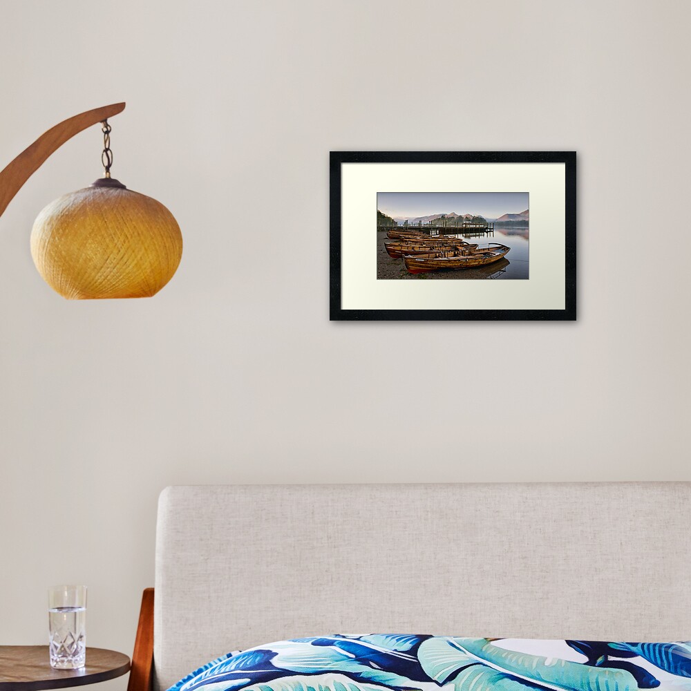 Derwent at Dawn Framed Art Print