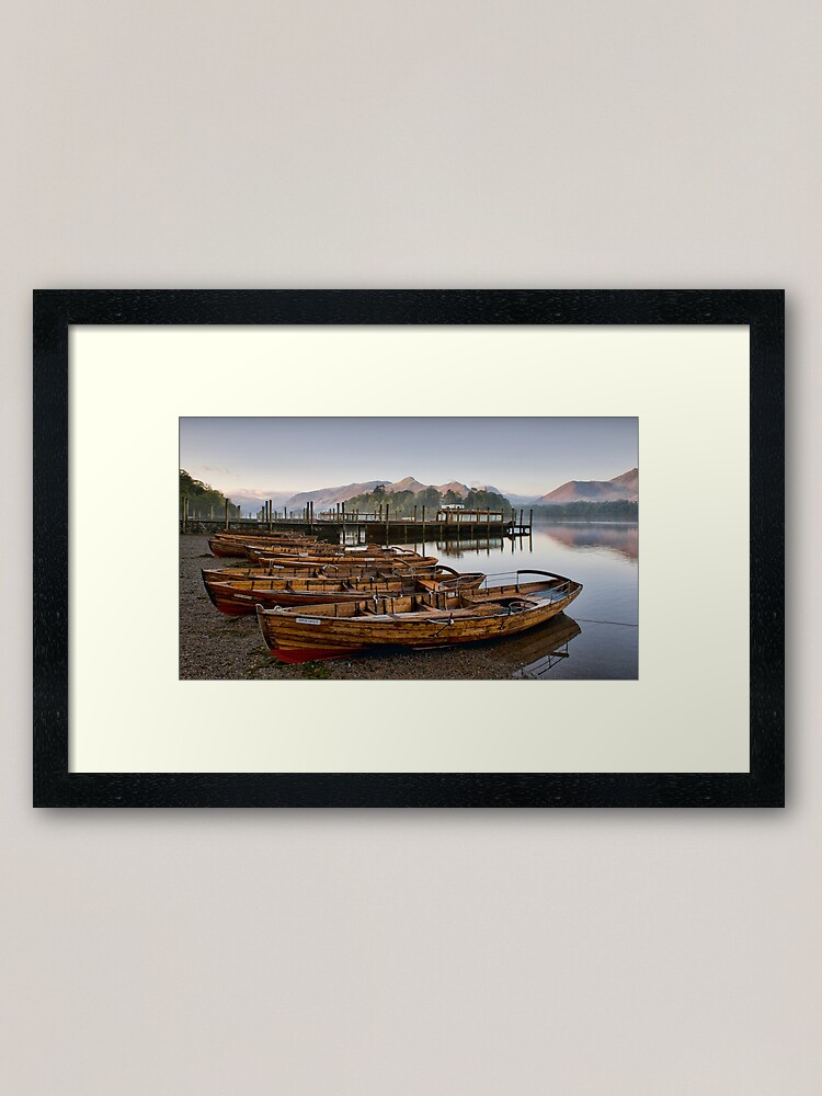 Alternate view of Derwent at Dawn Framed Art Print
