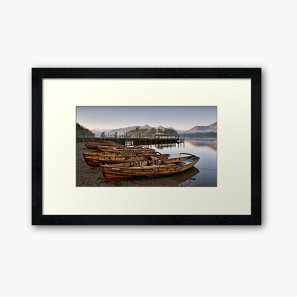 Derwent at Dawn Framed Art Print
