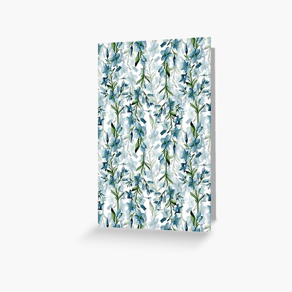 Blue branches Greeting Card