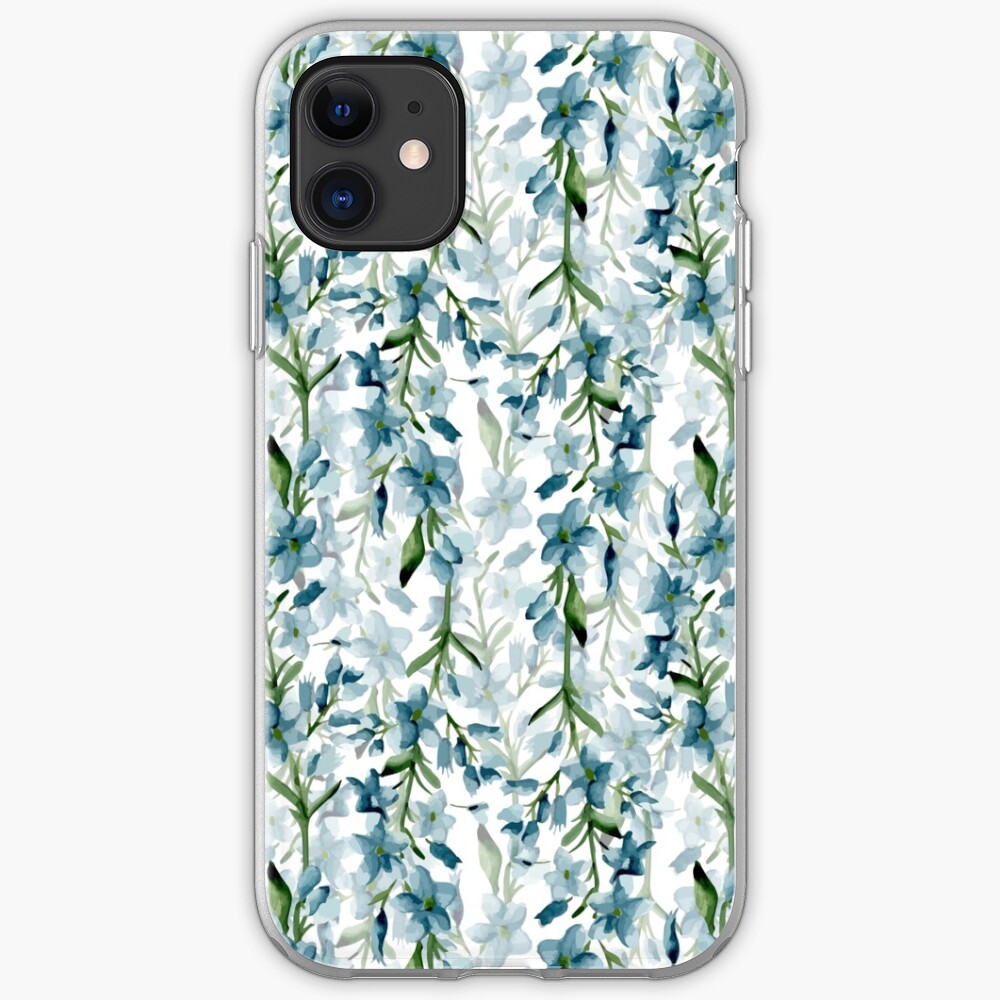 Blue branches iPhone Case & Cover