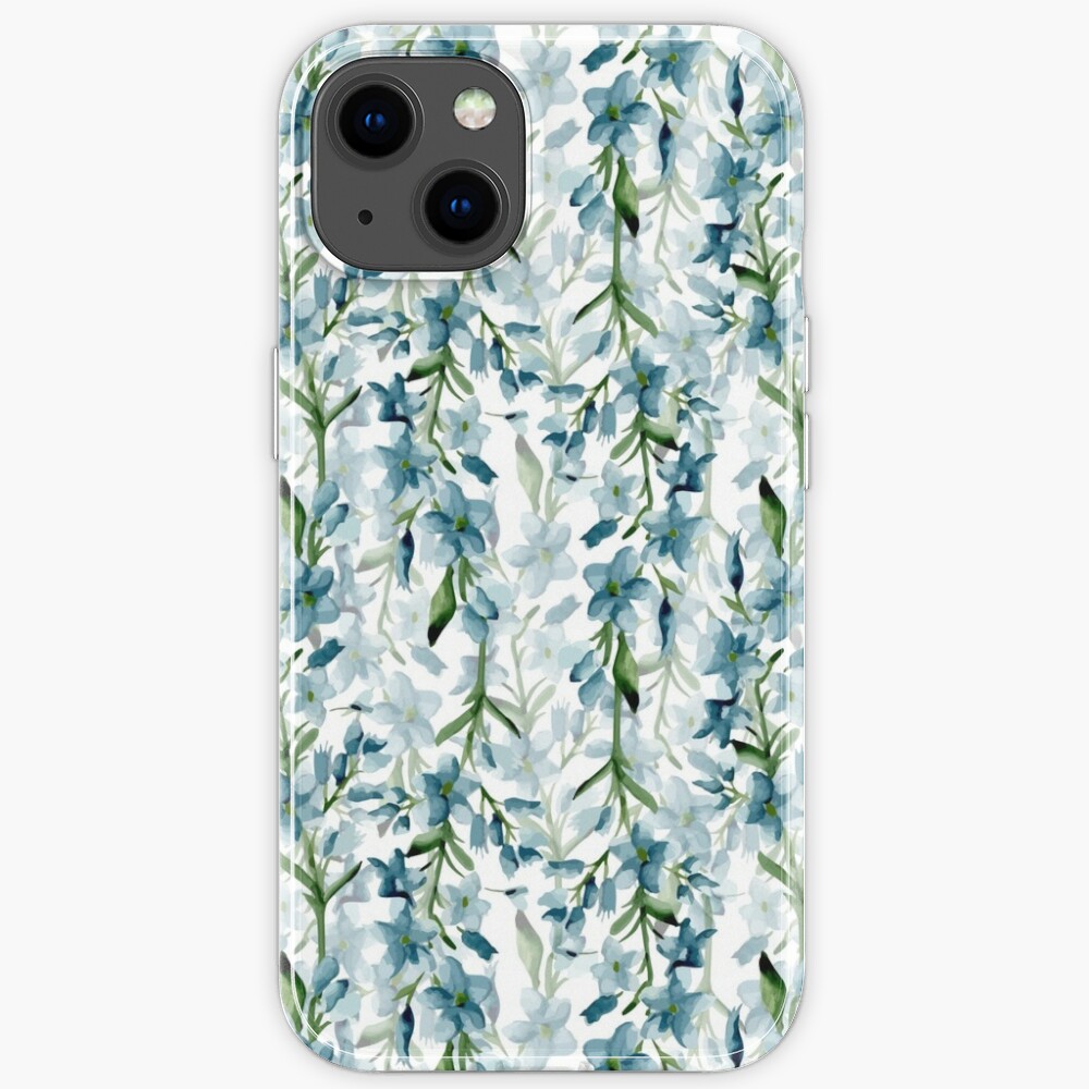 Blue branches iPhone Case