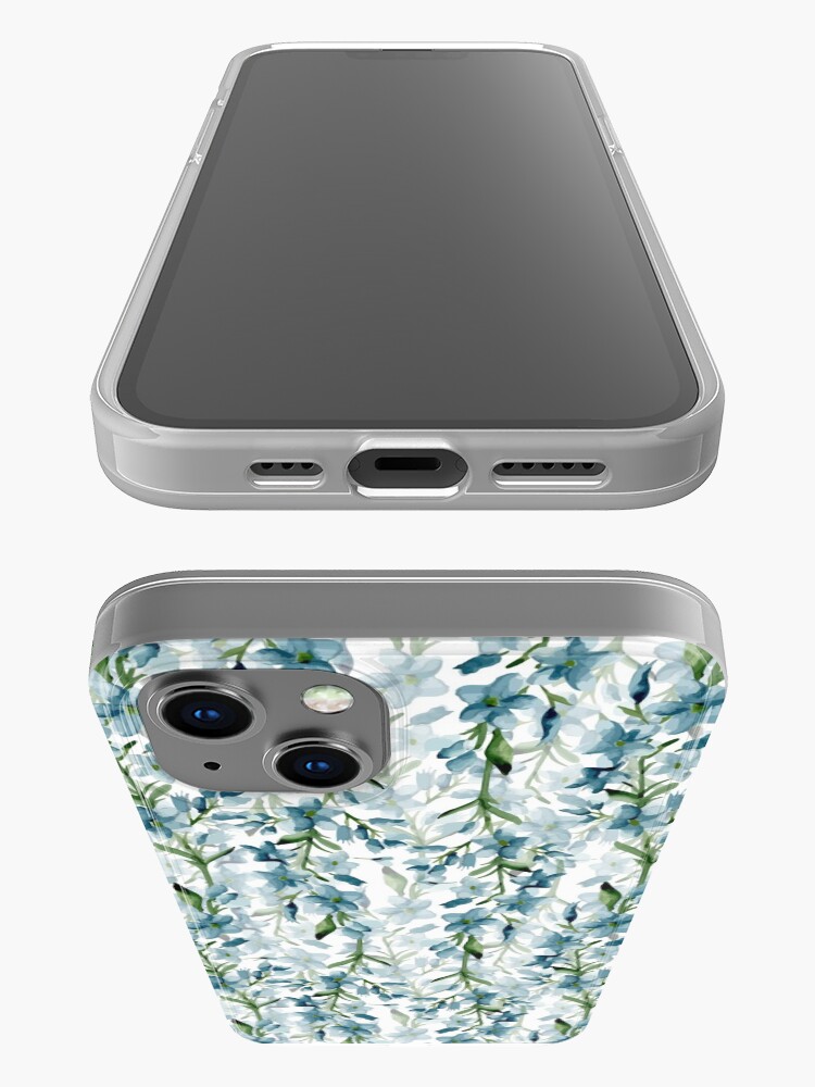 Alternate view of Blue branches iPhone Case