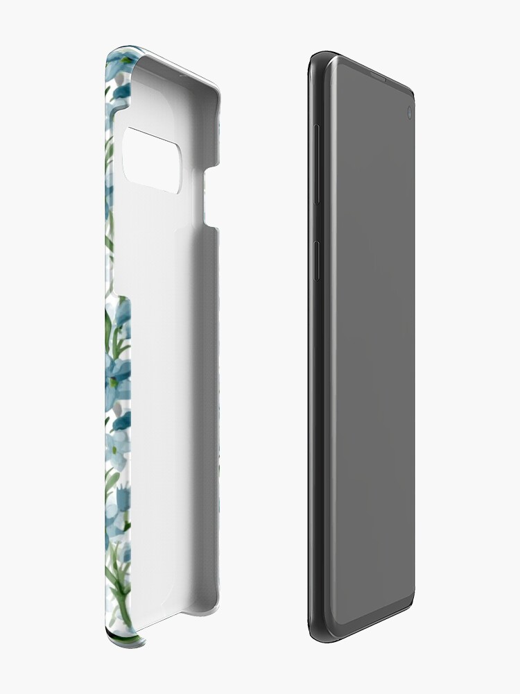 Alternate view of Blue branches Case & Skin for Samsung Galaxy